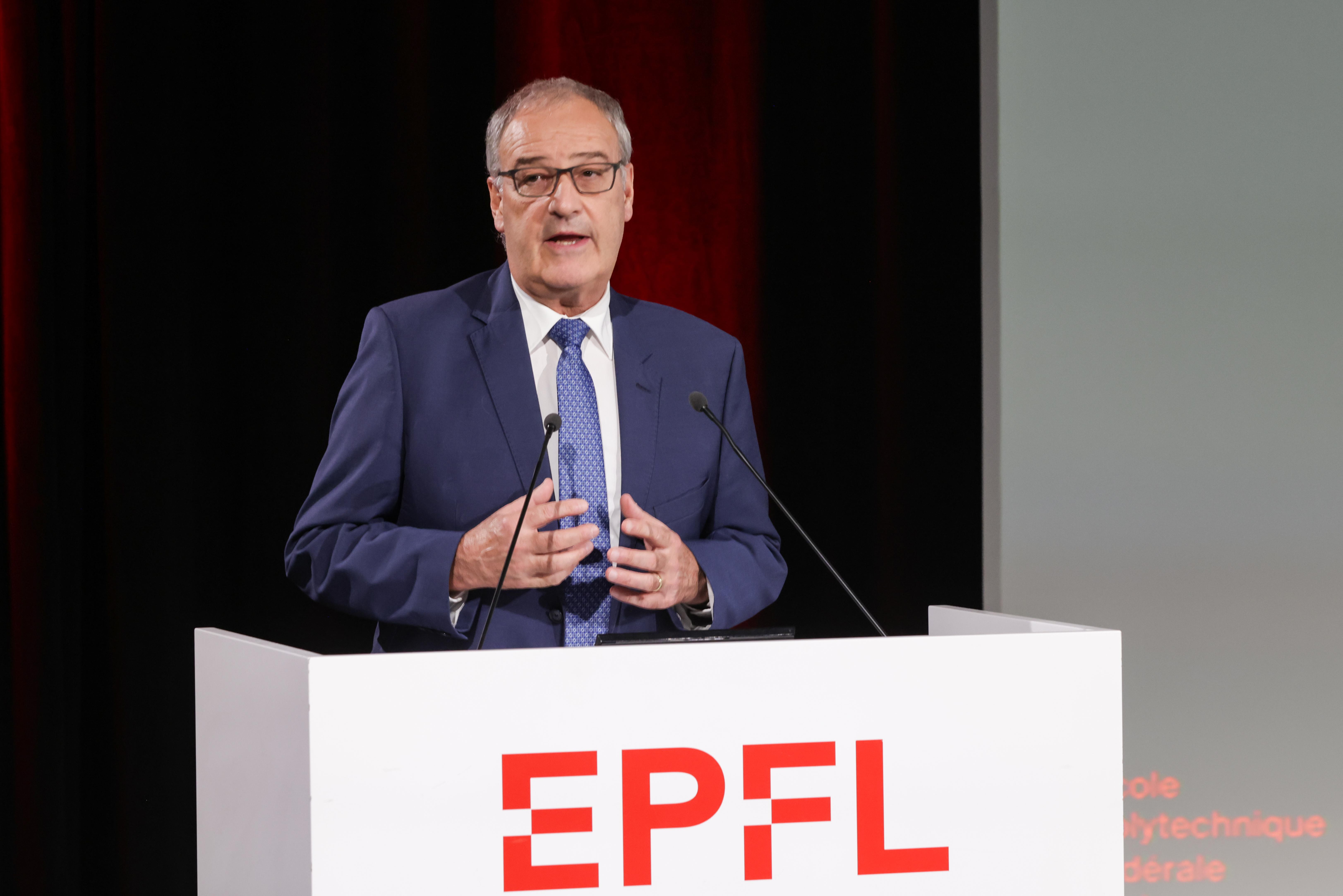 Guy Parmelin, Federal Councillor © Alain Herzog - EPFL