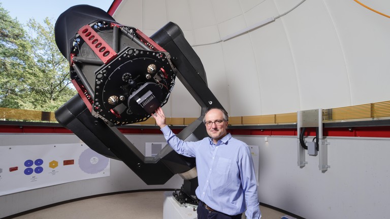 Jean-Paul Kneib à l'observatoire de Versoix © 2023 EPFL/Alain Herzog - CC-BY-SA 4.0
