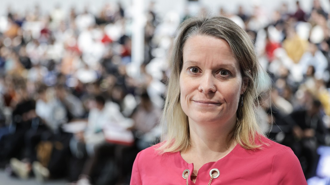 Tanja Käser, lauréate du Credit Suisse Award for Best Teaching - 2023 EPFL/ Alain Herzog - CC-BY-SA 4.0