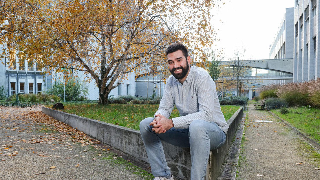 Alexandre Reis De Matos is in the final months of his degree program at EPFL. ©2023 EPFL/Alain Herzog - CC-BY-SA 4.0 Alexandre Reis De Matos is in the final months of his degree program at EPFL. ©2023 EPFL/Alain Herzog - CC-BY-SA 4.0