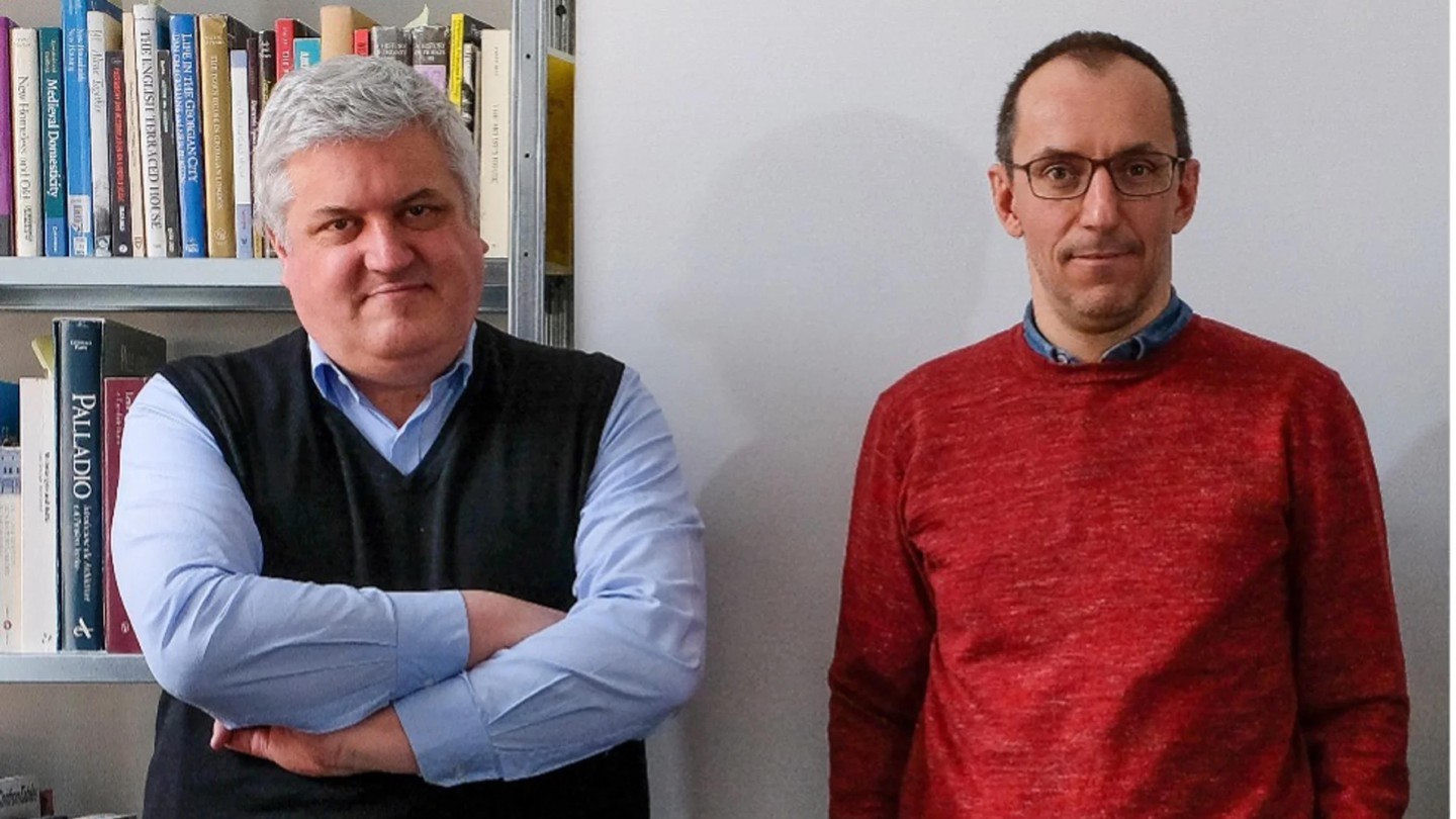 Pier Vittorio Aureli (left) and Martino Tattara (right) © Marc Baert