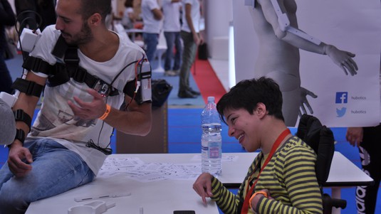 © 2023 Damien Marie. Luca and Chiara Randazzo at Hackahealth 2018.