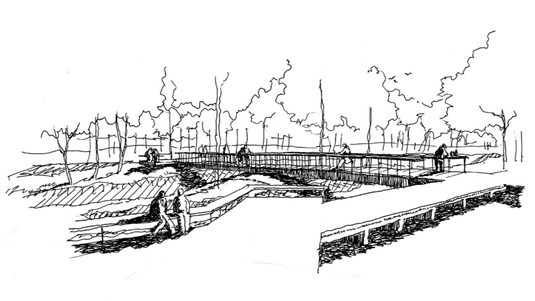 Design sketch "Chassé Croisé". 2023 EPFL/LAST CC-BY-SA 4.0