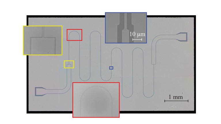 Full-size optical micrograph of the KIPA © 2024 EPFL Hybrid Quantum Circuits Laboratory