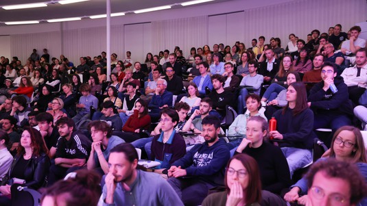 Le public au Forum RLC lors du concours MT180 © Alain Herzog / 2024 EPFL