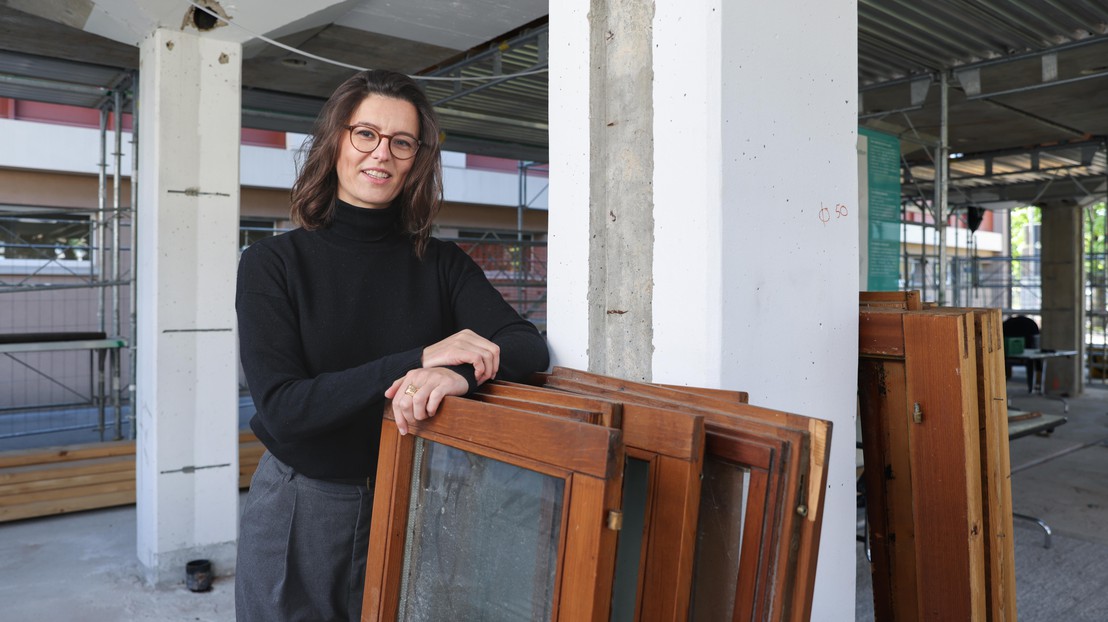 Barbara Lambec is an architect and a heritage specialist.  © 2024 EPFL / Alain Herzog