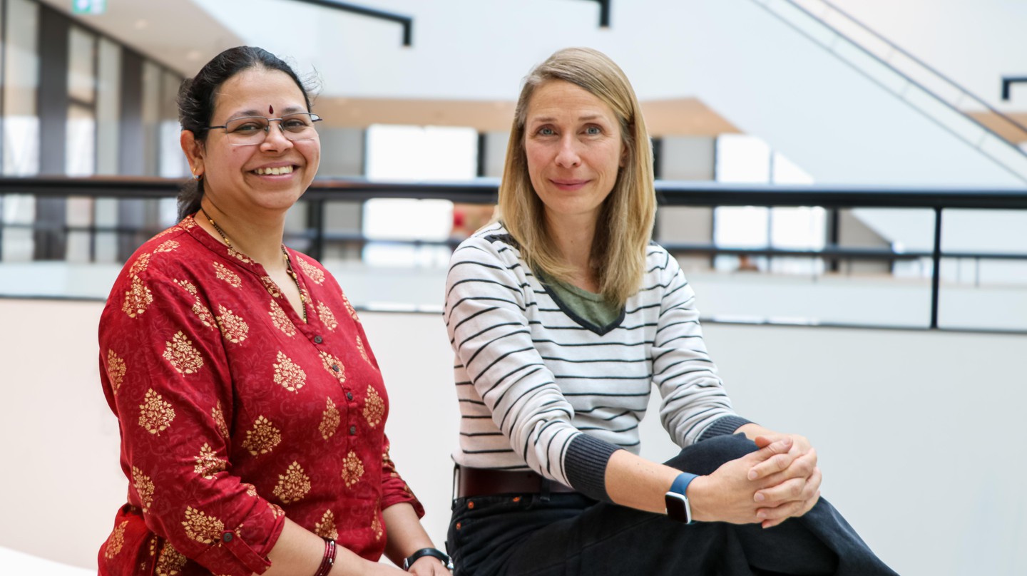 Joelyn de Lima and Siara Isaac led the DEI initiatives implemented this year at the SEFI Conference. © 2024 EPFL/Julie Clerget