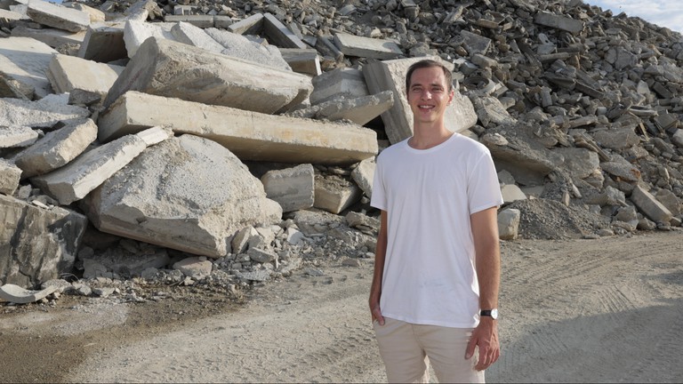 Maxence Grangeot réalise un doctorat à l'EPFL. © EPFL/Alain Herzog - CC-BY-SA 4.0