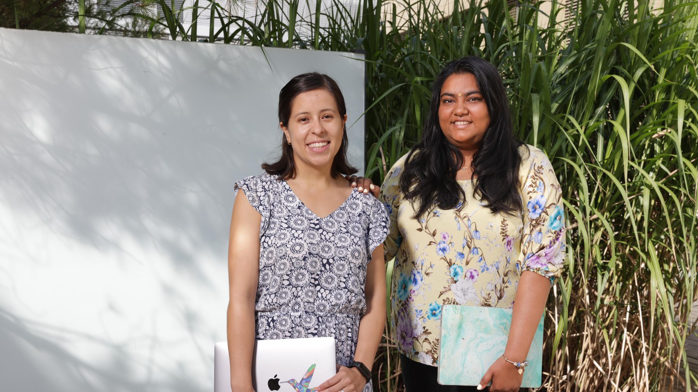 L-R Paola Mejia-Domenzain and Vinitra Swamy © 2024 EPFL/Alain Herzog - CC-BY-SA 4.0