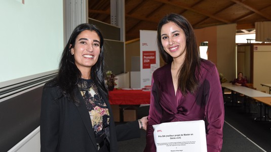 Ghita Najid, Prix SIA-Meilleur Projet de Master © 2024 EPFL/Shawnee Bardet