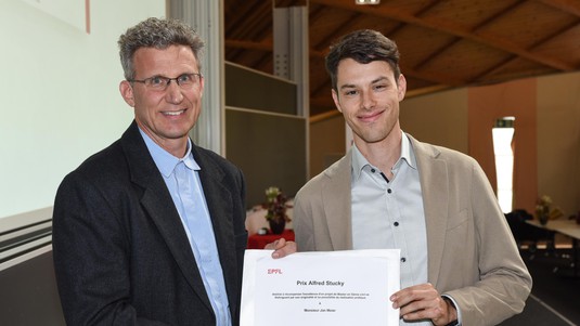 Jan Meier, Prix Alfred Stucky © 2024 EPFL/Shawnee Bardet