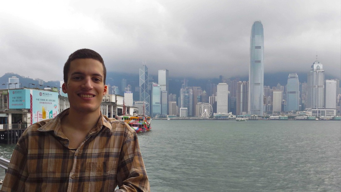 Sadok Kechaou a passé 5 mois à Hong Kong pour son projet de master. © DR