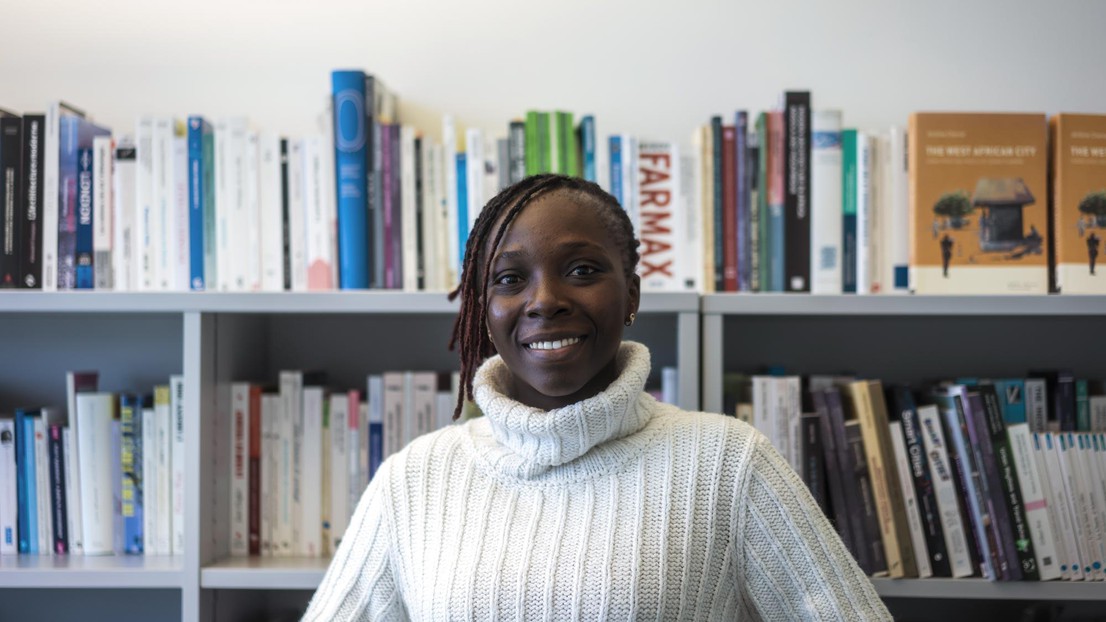 Lou Tinan Ange-Laetitia TRA during her stay at EPFL in March 2024 - © 2024 EXAF/EPFL