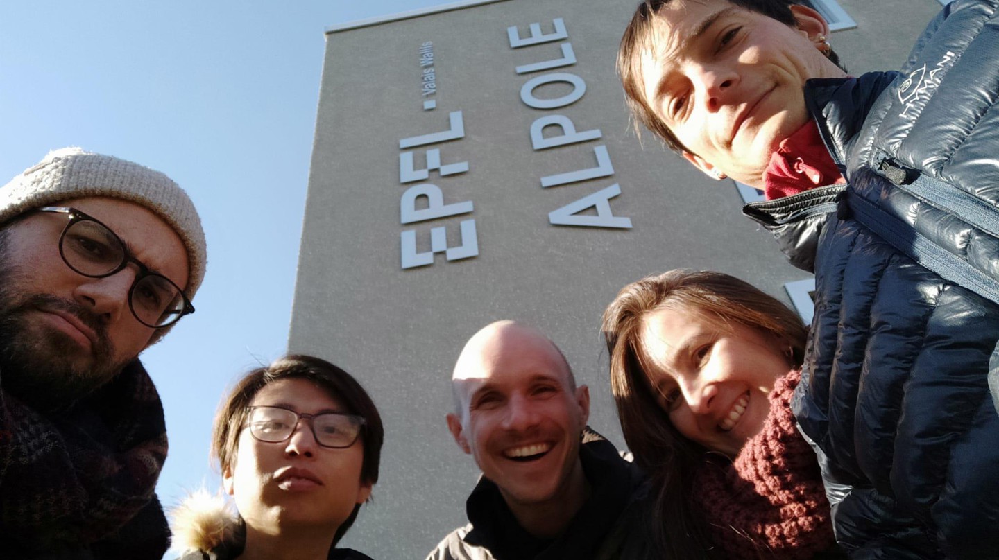 From left to right: Filippo, Zhipeng, Daniel, Camila, and Bence © 2025 Bence Dienes