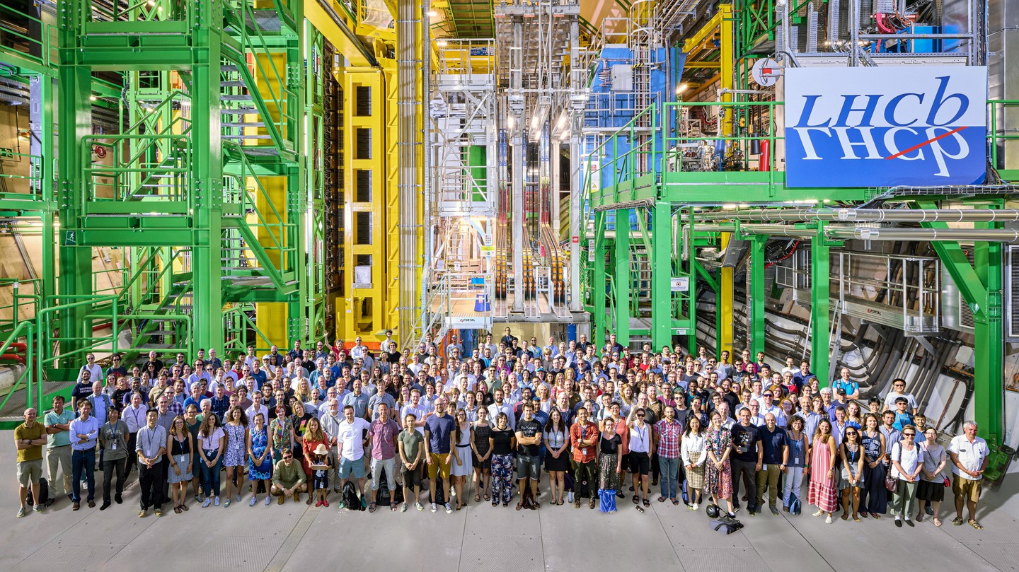 Members of the LHCb collaboration. Credit: Piotr Traczyk (CERN)