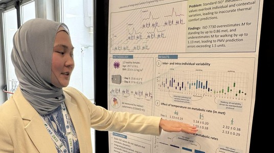 Fariza Sabit at CLIMA 2025 © 2025 EPFL / Khovalyg