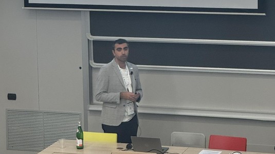 Mehmet Furkan Özbey at CLIMA 2025 © 2025 EPFL/Khovalyg