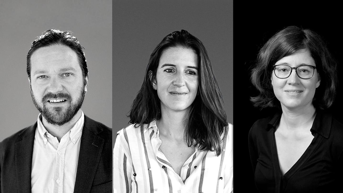 Daniel McCurry, Aziza Chaouni and Katrin Beyer. © 2025 EPFL