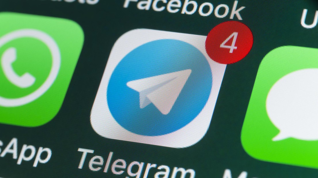Telegram logo © iStock Telegram logo © iStock