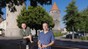 Philippe Voruz, à g., Stéphane Joost, à dr., à Yverdon-les-Bains. 2025 EPFL/Alain Herzog