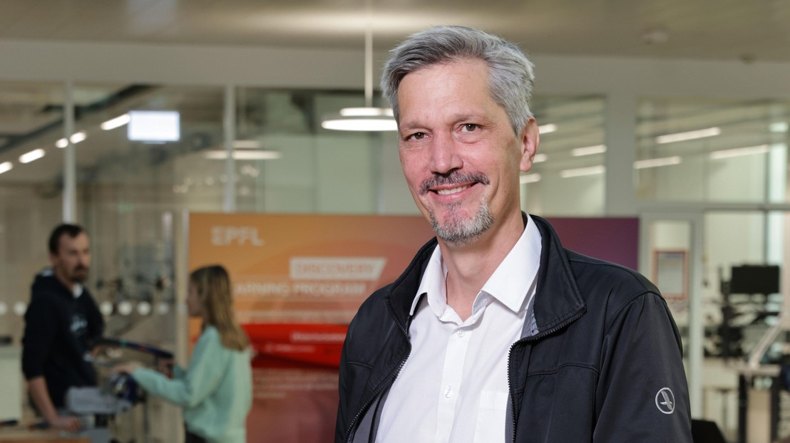 Pascal Vuilliomenet, manager stratégique à l’EPFL. 2023 EPFL/Alain Herzog - CC-BY-SA 4.0