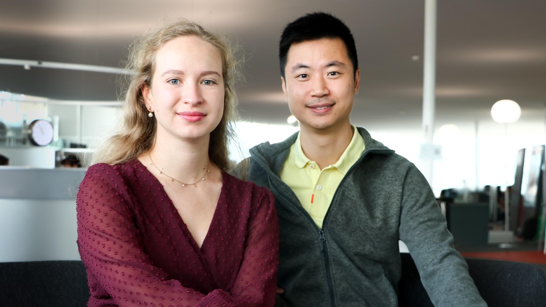 Kate Shved et Zhenyu Cai font partie de la première volée du programme doctoral en sciences de l'apprentissage   - Julie Clerget © 2025 EPFL Kate Shved et Zhenyu Cai font partie de la première volée du programme doctoral en sciences de l'apprentissage   - Julie Clerget © 2025 EPFL