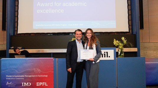 SMT - Award for Academic Excellence Rebecca Kessler © 2025 EPFL