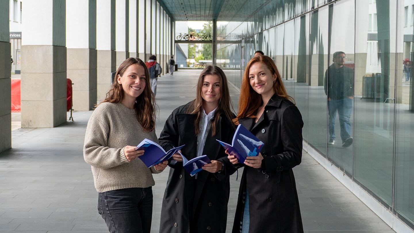 Madeleine Hueber, Mélinda Pereira et Claire Marie-Emmanuelle Hennel © 2025 EPFL, Gabriel Papaux