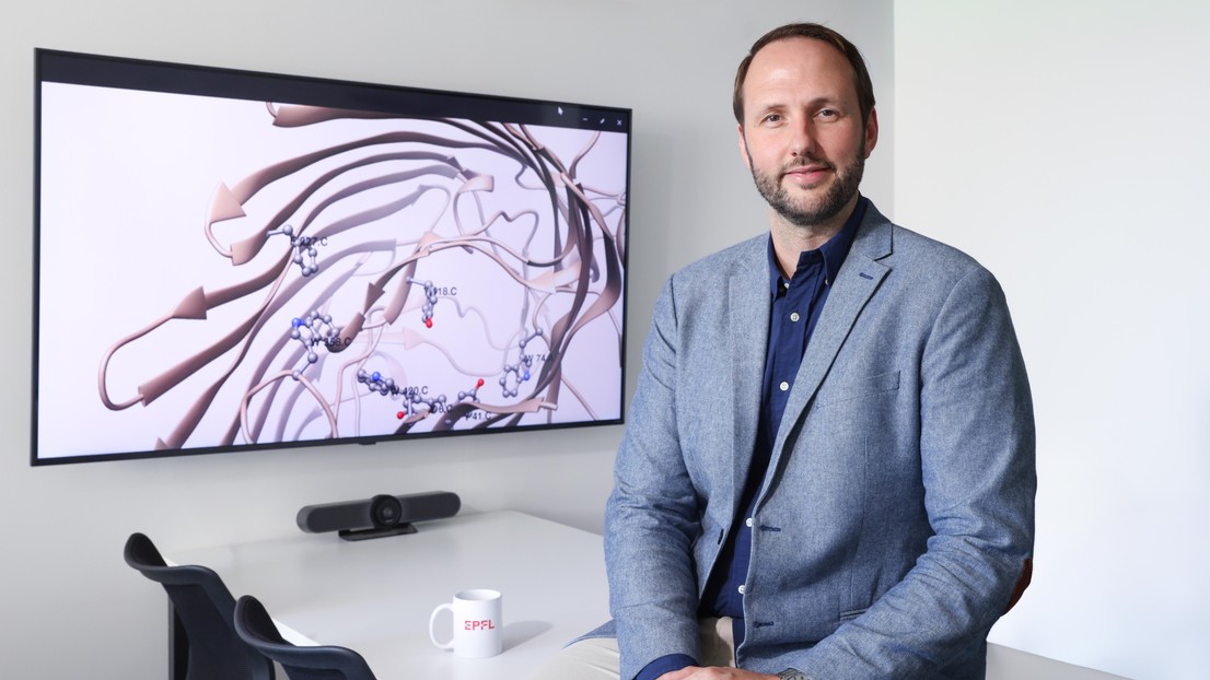Markus Jeschek. Credit: Alain Herzog (EPFL)