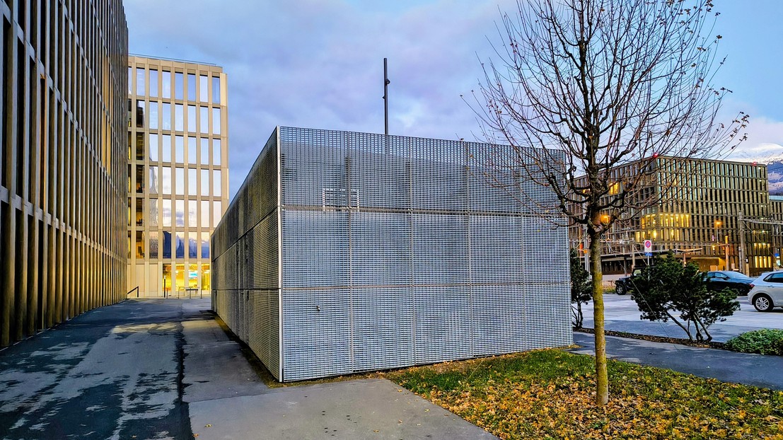 The new power-to-gas demonstrator installed at the Energypolis campus in Sion will enable engineers to test promising approaches for advancing the energy transition © 2025 Jessen Page