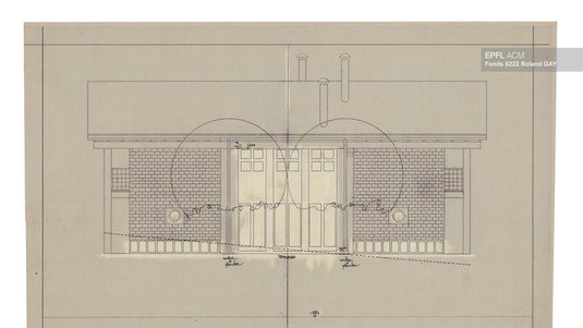 Roland Gay, Maison unifamiliale au lieudit « La Louye », Fully (ACM EPFL)
