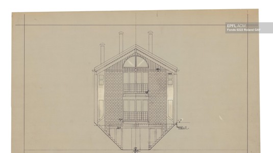 Roland Gay, Maison unifamiliale au lieudit « La Louye », Fully (ACM EPFL)