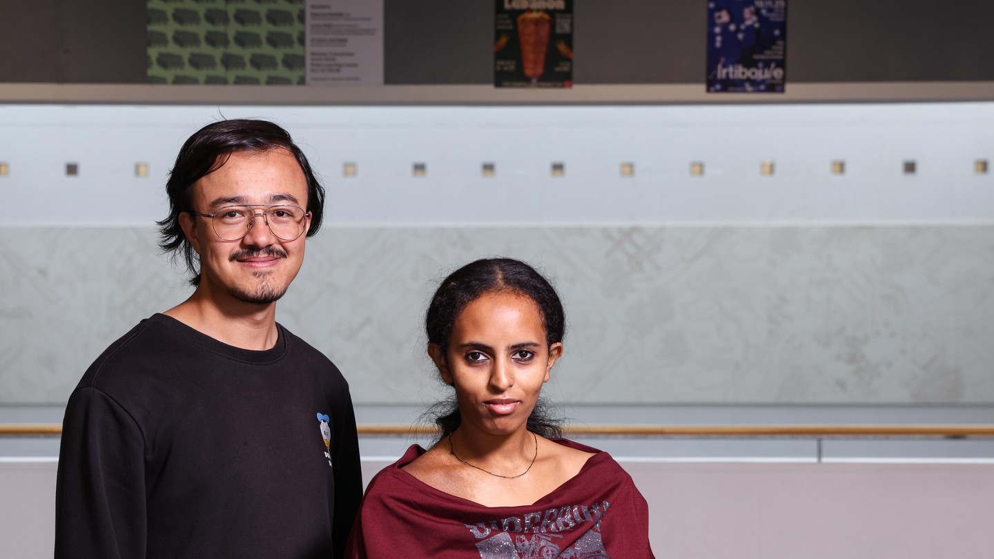 Ali Naqi Rafiei et Suzana Aron © 2025 EPFL/Alain Herzog