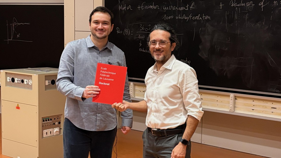 Andrej Janchevski's public defense© 2025 EPFL/Gosia Baltaian