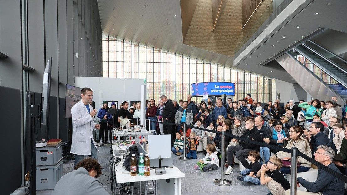 The Journée de la quantique at EPFL, one of the events of Swiss Quantum Week © 2025 EPFL/Murielle Gerber