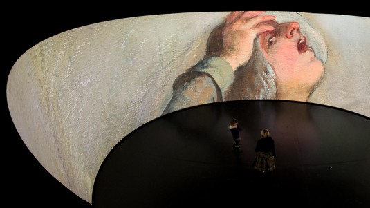 The Terapixel Panorama of the Battle of Murten, Installation View at the Bernisches Historisches Museum © 2026 EPFL / eM+ Laboratory - CC-BY-SA 4.0