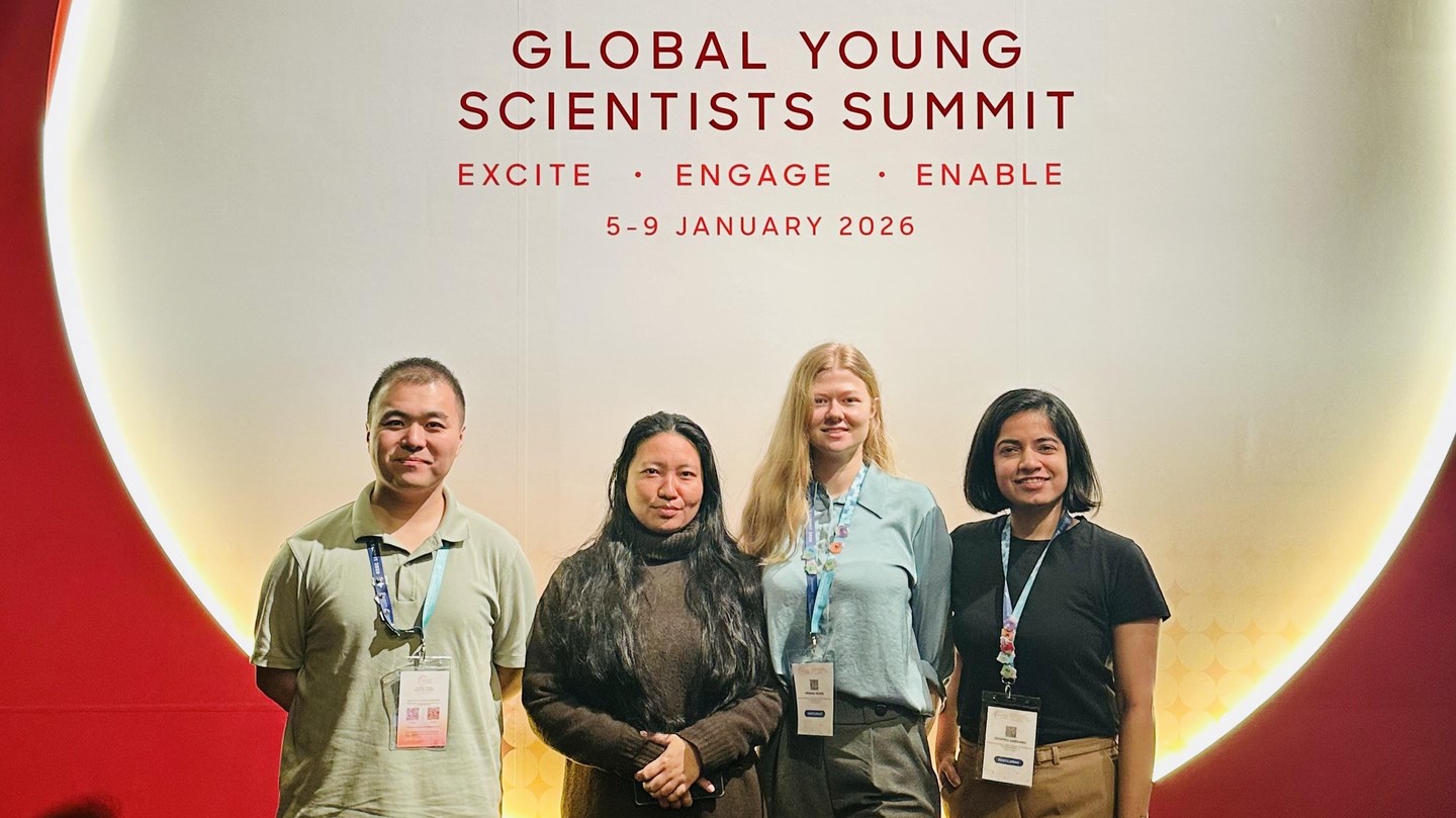Shuqing Song, Monika Chanu Chongtham, Verena Rukes and Deepika Sardana at GYSS 2026