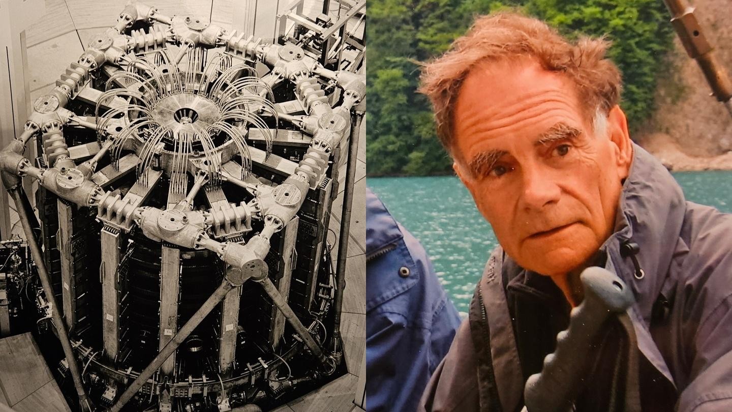 On the left, a photo of TCV, and on the right, Ferdinand Hofmann© 2026 EPFL