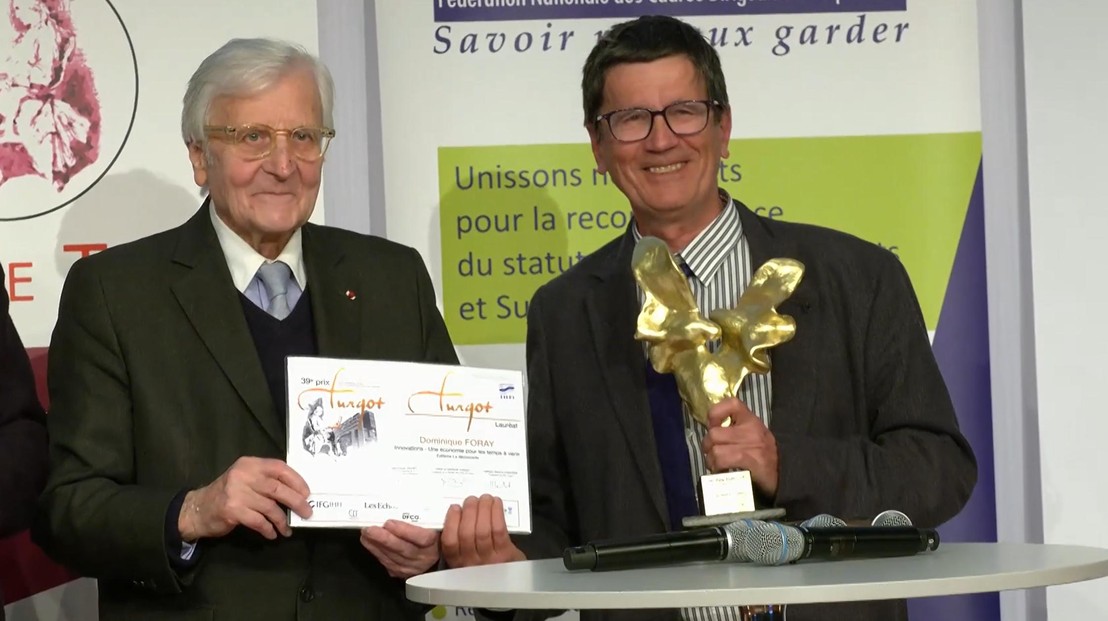 Jean‑Claude Trichet & Dominique Foray © Club Turgot