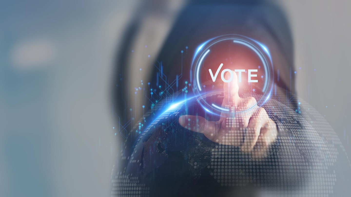Electronic voting © 2025 iStock