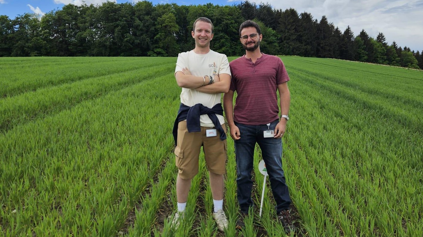 Michelangelo (left) and Dylan in the field. © 2026 Clara Guadalupe Herrera