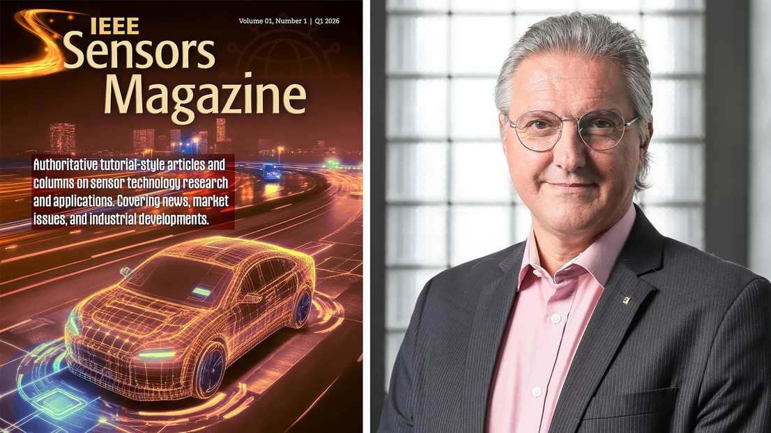 The inaugural issue of IEEE Sensors Magazine/Sandro Carrara. © IEEE Sensors Council/Alain Herzog EPFL CC BY SA The inaugural issue of IEEE Sensors Magazine/Sandro Carrara. © IEEE Sensors Council/Alain Herzog EPFL CC BY SA