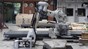 Robotic drilling of large concrete rubble