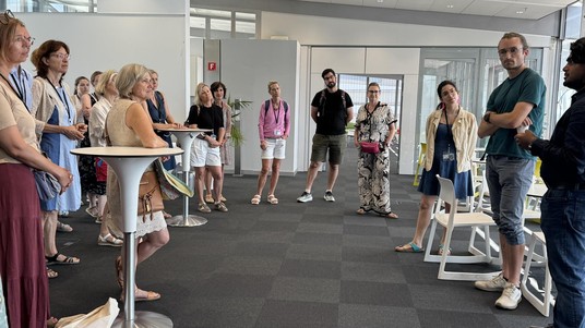 SAC & EDOC teams at Campus Biotech in Geneva, 2026 EPFL/Doctoral School