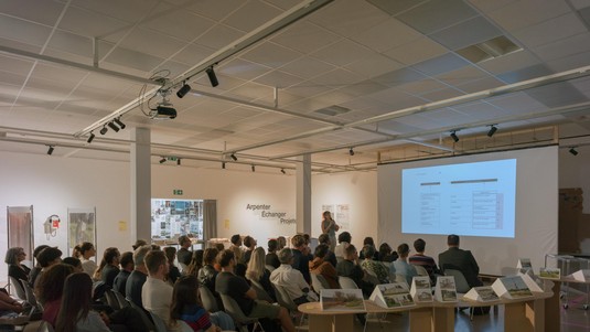 Vernissage de Rhodanie urbaine, far © EPFL / LAST/ T. Beuret