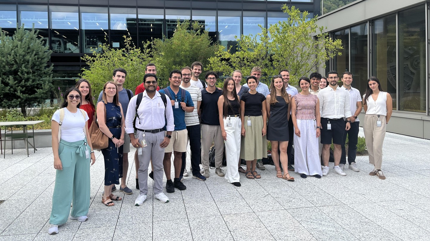 The EPFL PhD Excellence Program participants at Manufacture des Montres Rolex SA in Bienne - 2026 © Manufacture des Montres Rolex SA