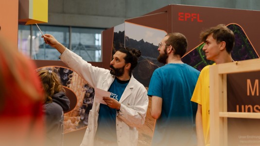 L’EPFL participe à la Foire suisse d'automne OLMA - 2026 EPFL/Mathias Udriot, Laetitia Dällenbach et Lucien Wullyamoz - CC BY SA