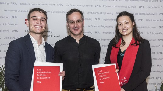 Helena Binková and Tancredi Guido Cogne: Third-best average (SV). 2026 EPFL/Pierre Boss - CC-BY-SA 4.0