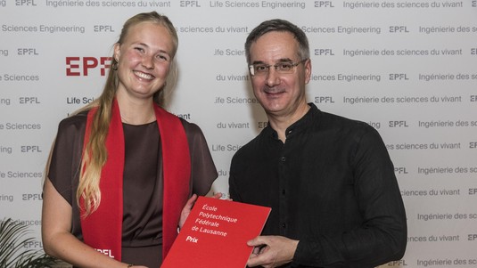 Claire Friedrich: Best Master’s project (SV). 2026 EPFL/Pierre Boss - CC-BY-SA 4.0