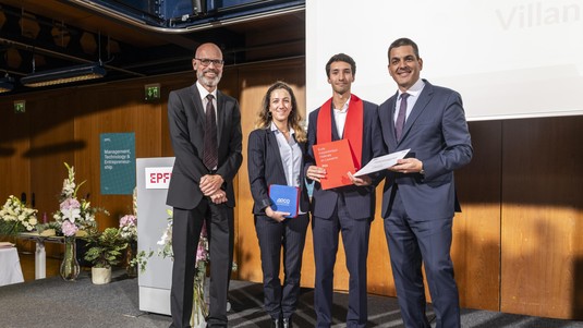 MTE - APCO Award for Academic Excellence in the Space Technology Minor: Sebastian Bélanger Villanueva © 2026 EPFL